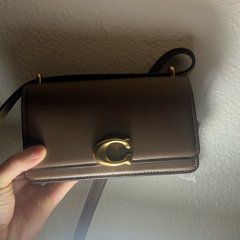 Coach Bandit crossbody Dark stone purse